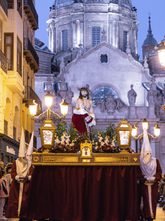 floats in semana santa spain holy week
